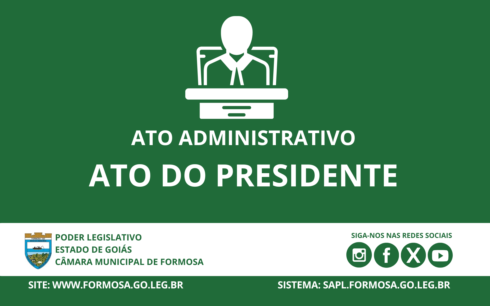 Ato do Presidente nº 1/25, de 3 de janeiro de 2025